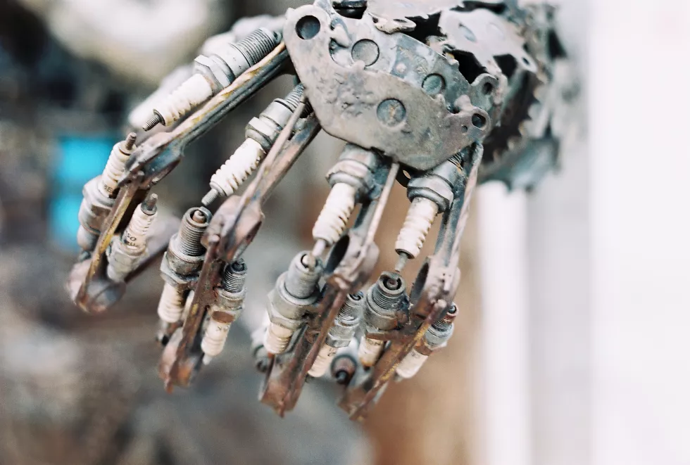 high-angle-view-machine-part-robot-predator